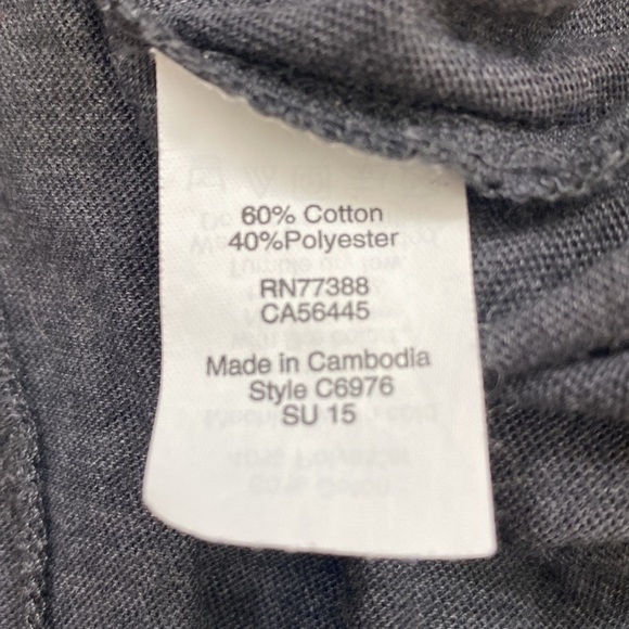 J. CREW COLLECTOR TEES Grey Tribal Aztec Print Muscle Tee Tank Top Medium - Picture 7 of 7